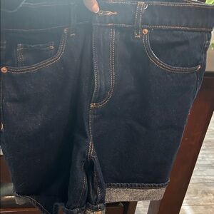 LOFT Dark Blue Jean Shorts